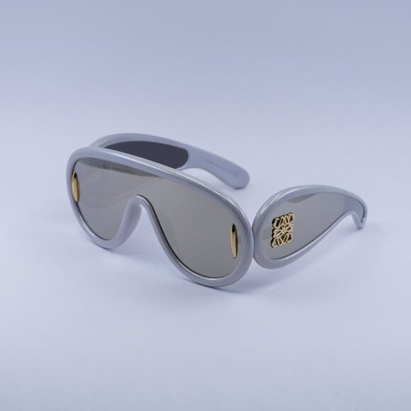 NEW LOEWE SUNGLASSES GREY GOLD WOMEN EYEWEAR LOEWE LW40108I 24C Loewe x Paula main image 3